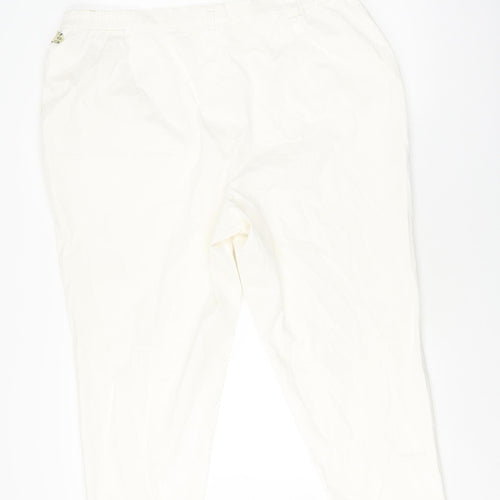 Gardeur Women's Ivory Comfortable Trousers, Size 24