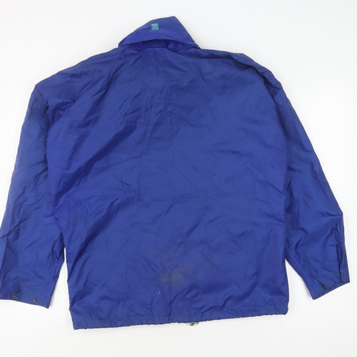 Helly Hansen Unisex Kids Blue Rain Coat XS Waterproof