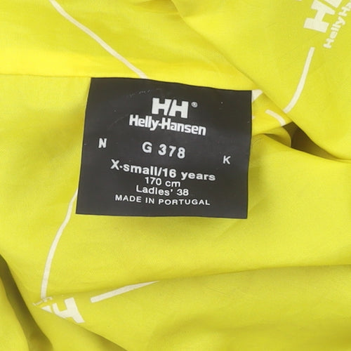 Helly Hansen Unisex Kids Blue Rain Coat XS Waterproof