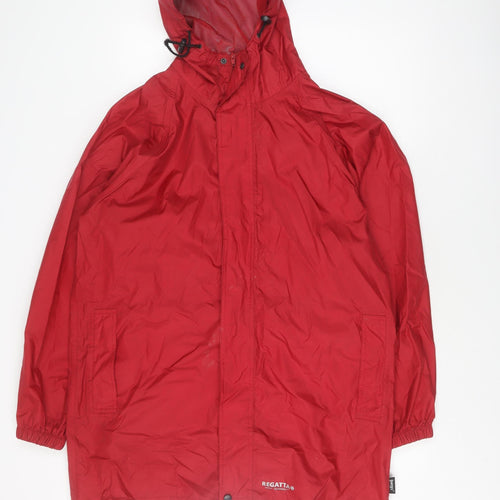 Regatta Red Waterproof Hooded Women's M Rain Coat