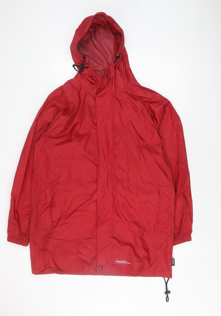 Regatta Red Waterproof Hooded Women's M Rain Coat