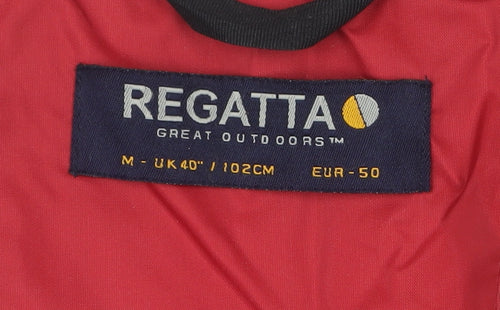 Regatta Red Waterproof Hooded Women's M Rain Coat