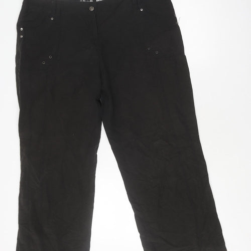 New Look Women's Black Casual Trousers Size 18
