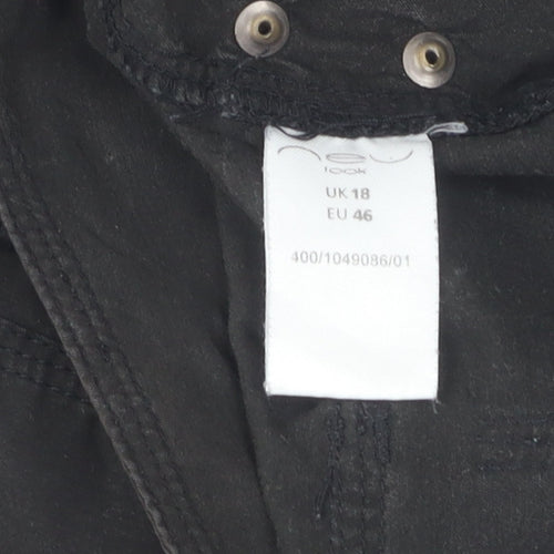 New Look Women's Black Casual Trousers Size 18