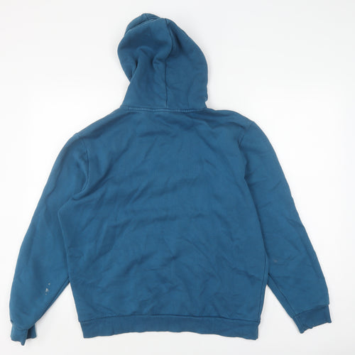 Puma Men's Blue Hoodie M Pullover with Logo
