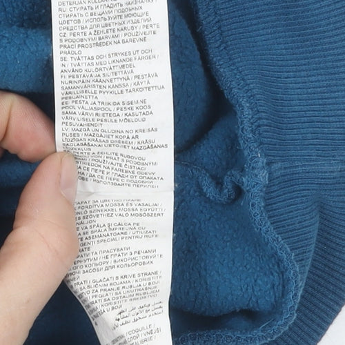 Puma Men's Blue Hoodie M Pullover with Logo