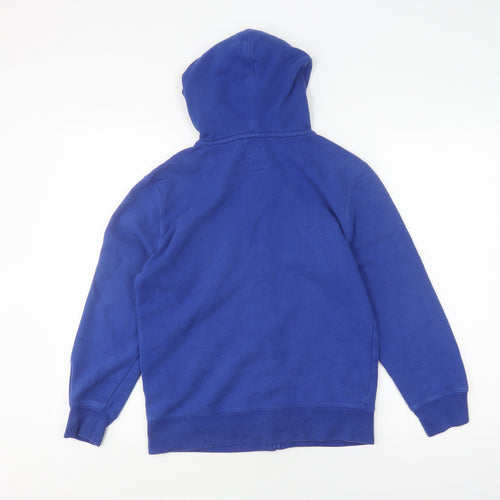 GAP Boys Blue Full Zip Hoodie 12-13 Years with Logo