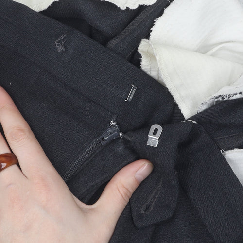 Peter Christian Men's Black Wool Trousers Size MT 14