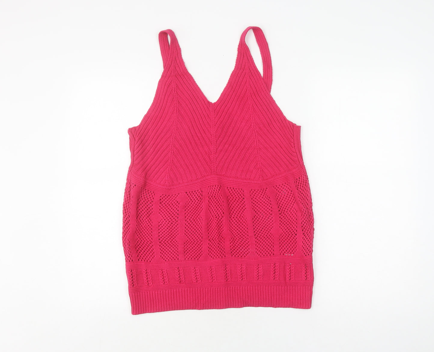 Next Women's Pink Camisole Top Size 16 Cotton