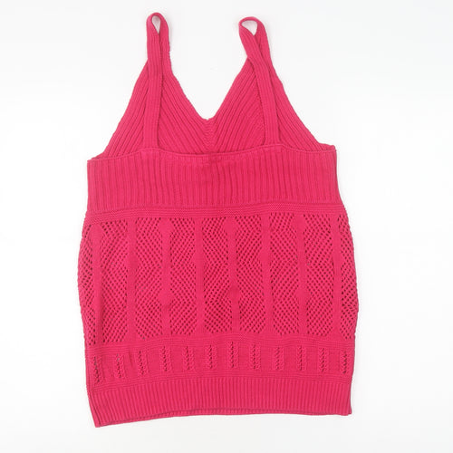 Next Women's Pink Camisole Top Size 16 Cotton