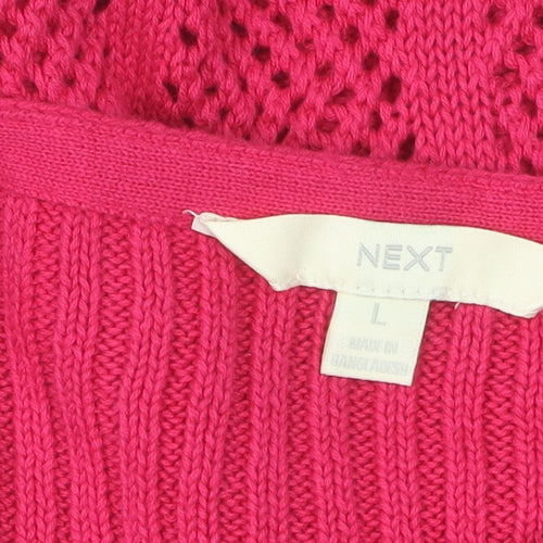 Next Women's Pink Camisole Top Size 16 Cotton