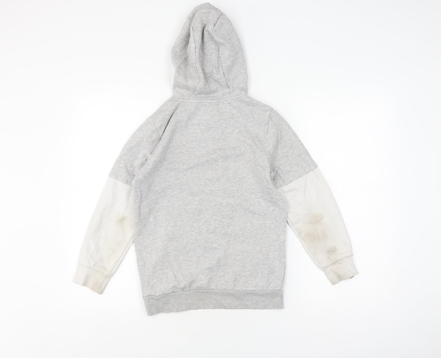 Among Us Boys Grey Hoodie 9-10 Years Pullover Graphic Print