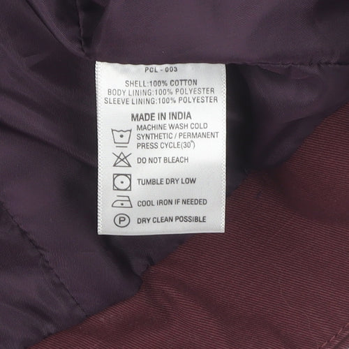 Gant Women Red Blazer M Regular Cotton Casual