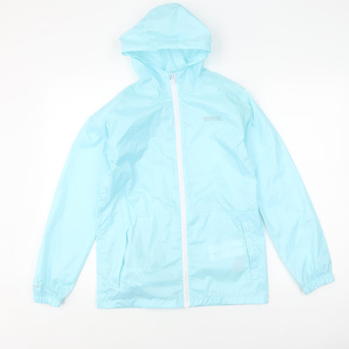 Regatta Boys Blue Waterproof Windbreaker Jacket 13 Years