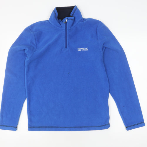Regatta Men's Blue Pullover - S, Outdoor Fleece