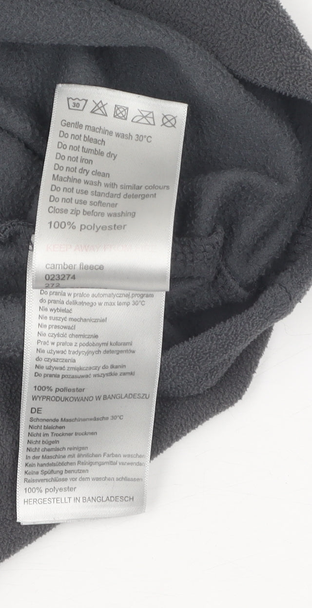 Mountain Warehouse Men's Grey Fleece Pullover Sweatshirt, M