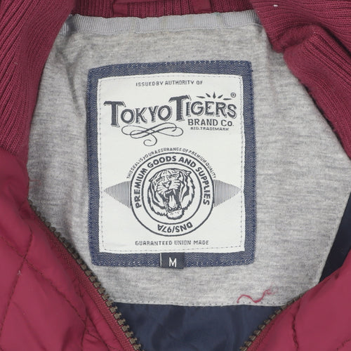 Tokyo Tigers Men's Red Varsity Jacket Size M