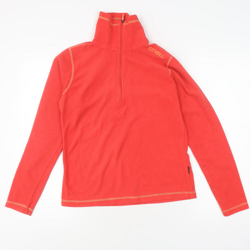 O'Neill Women's Red Fleece Sweatshirt L, Zip