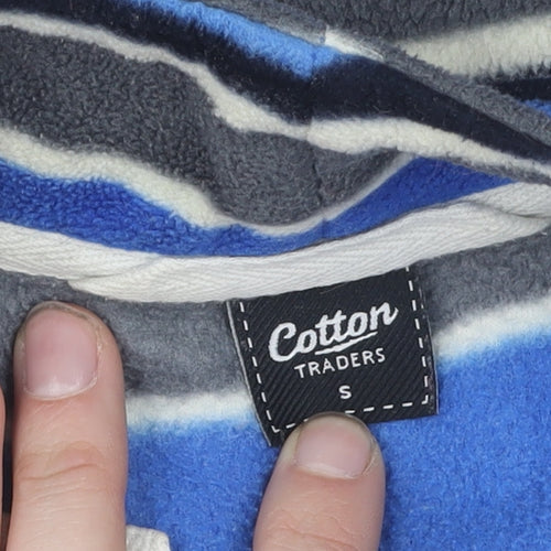 Cotton Traders Blue Sweater Women's S Stripe
