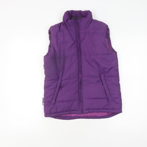 Mountain Essentials Girls Purple Puffer Jacket 11-12 Years