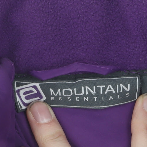 Mountain Essentials Girls Purple Puffer Jacket 11-12 Years