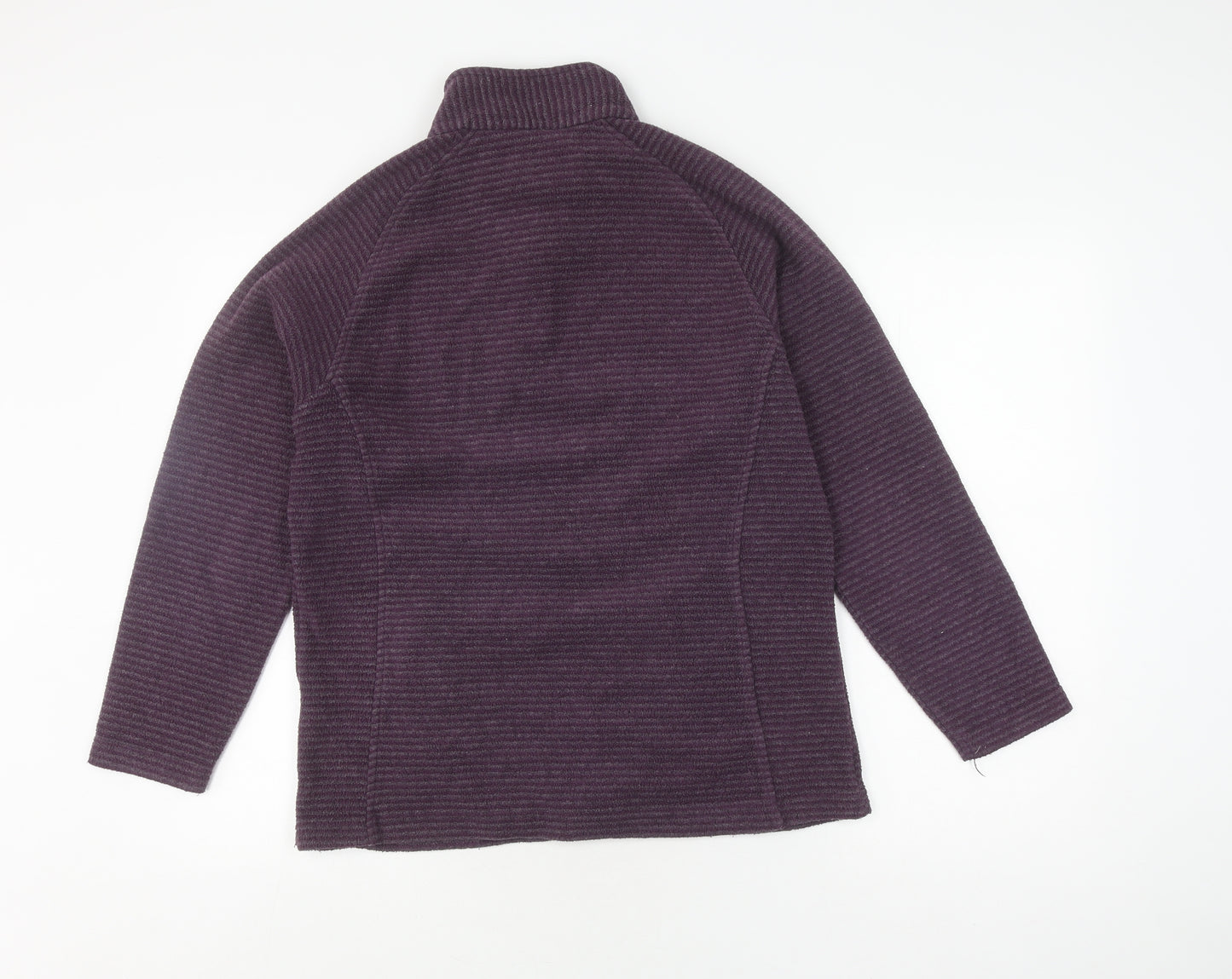 Regatta Women's Purple Striped Pullover Sweatshirt, Size 12