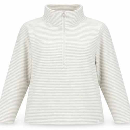 Regatta Women's Grey Striped Pullover Sweatshirt UK 18