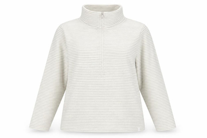 Regatta Women's Grey Striped Pullover Sweatshirt UK 18