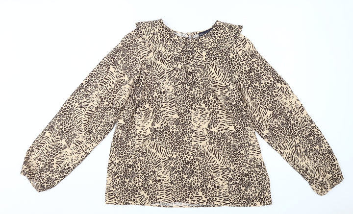 Marks and Spencer Women's Beige Tunic Blouse Size 12