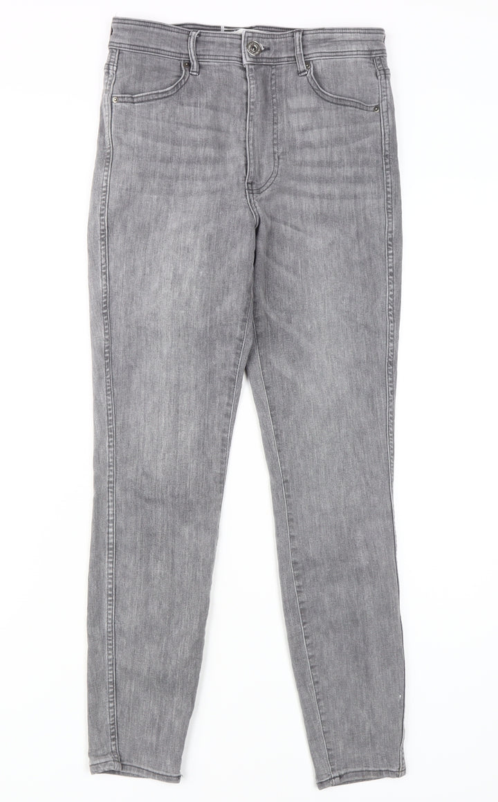 H&M Women's Grey Skinny Jeans Size 8 Slim Fit