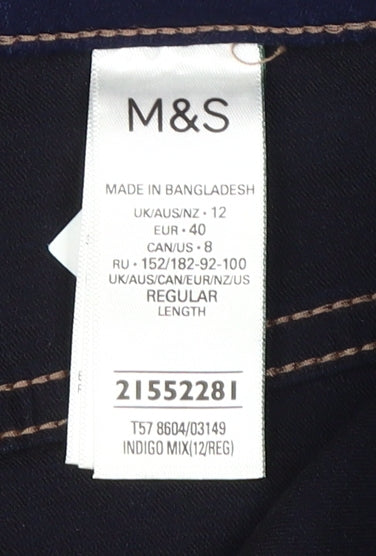 Marks and Spencer Women's Blue Jegging Size 12