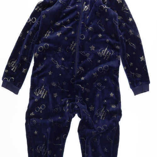 Harry Potter Boys Blue Hooded One Piece