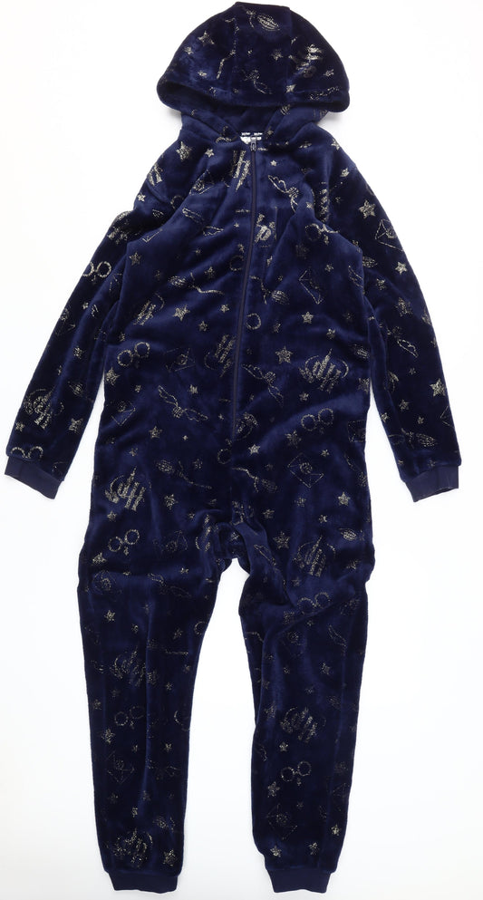 Harry Potter Boys Blue Hooded One Piece