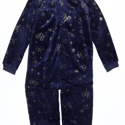 Harry Potter Boys Blue Hooded One Piece