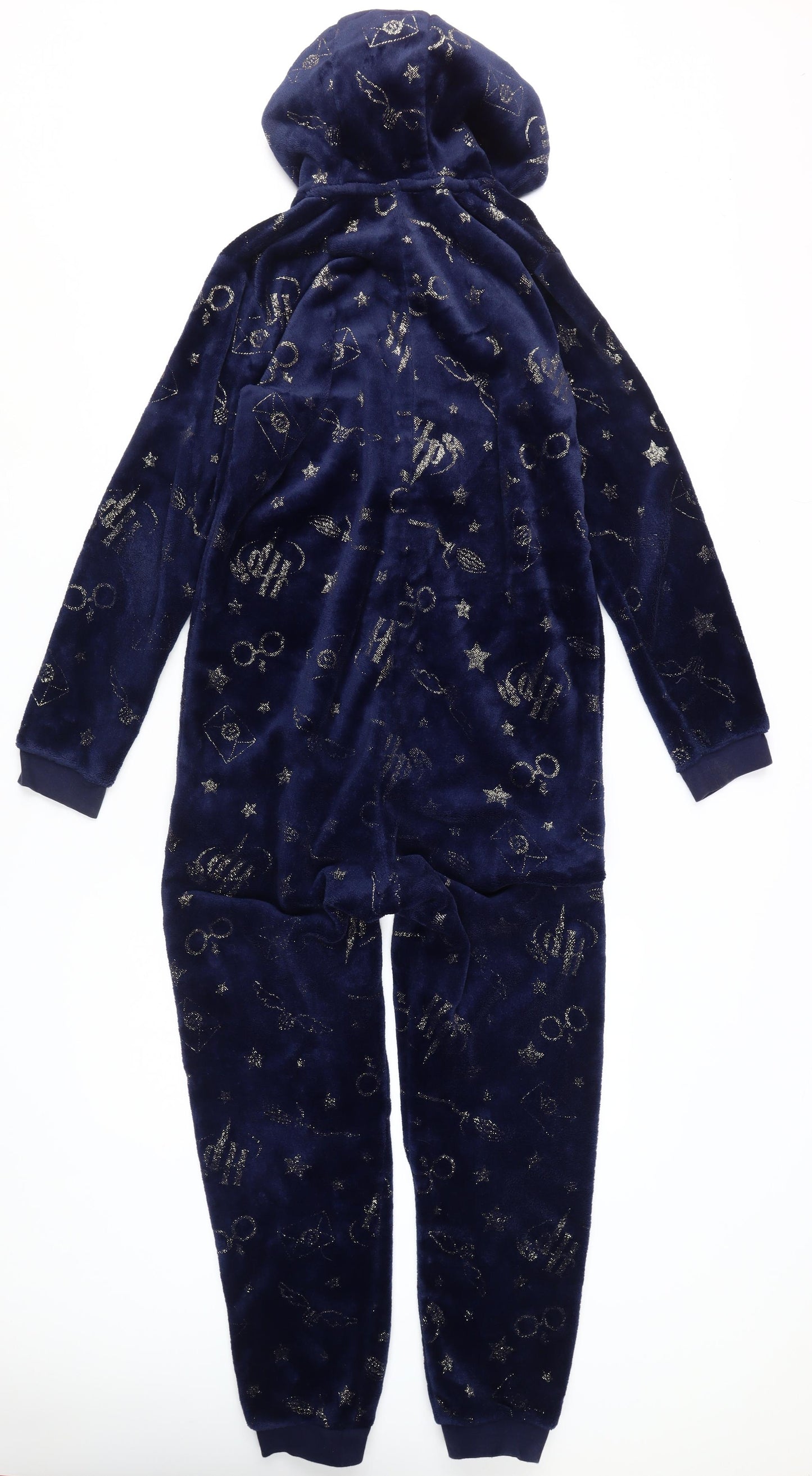 Harry Potter Boys Blue Hooded One Piece