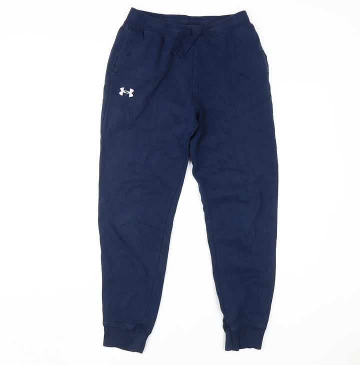 Under Armour Boys Blue Jogger Trousers, Size 14