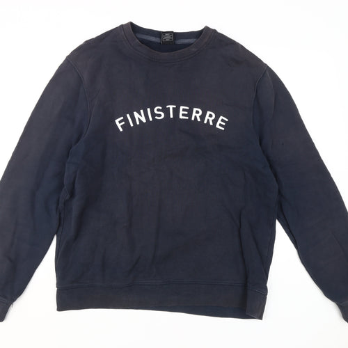 Finisterre Men's Blue Large Pullover Sweatshirt