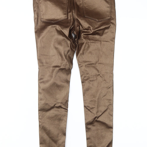 Next Women's Brown Jeggings Size 10 Slim Petites