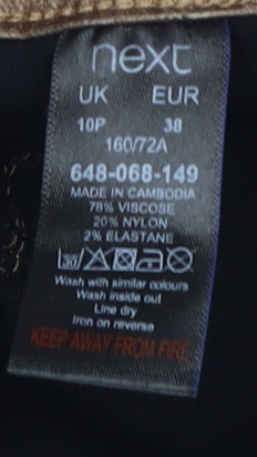 Next Women's Brown Jeggings Size 10 Slim Petites