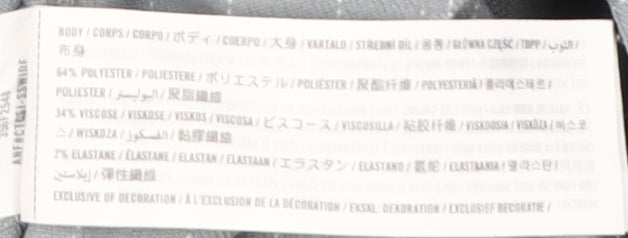 Hollister Women's Grey Striped Trousers XS