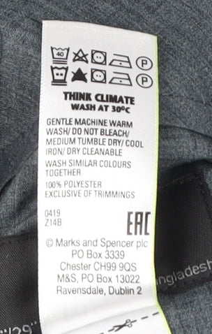 Marks and Spencer Black Men's Regular Trousers 38/29