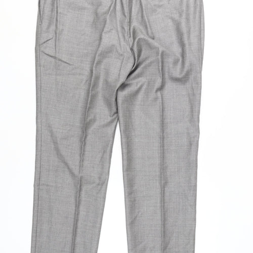 Austin Reed Men’s Grey Wool Dress Trousers Size 38