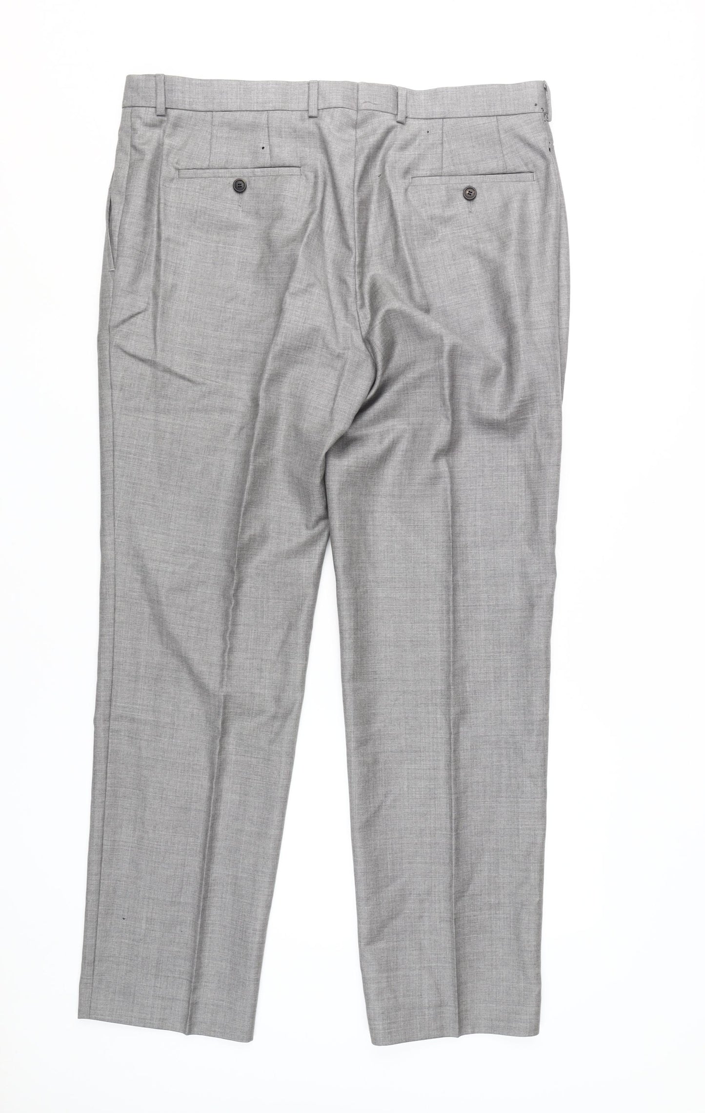Austin Reed Men’s Grey Wool Dress Trousers Size 38