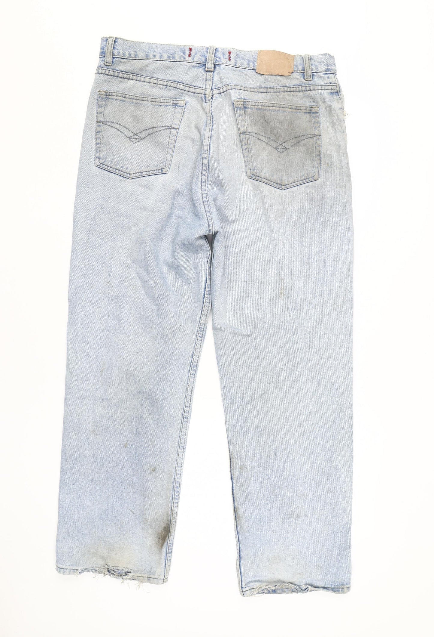 Silverstripe Men's Light Blue Straight Jeans 36W 30L