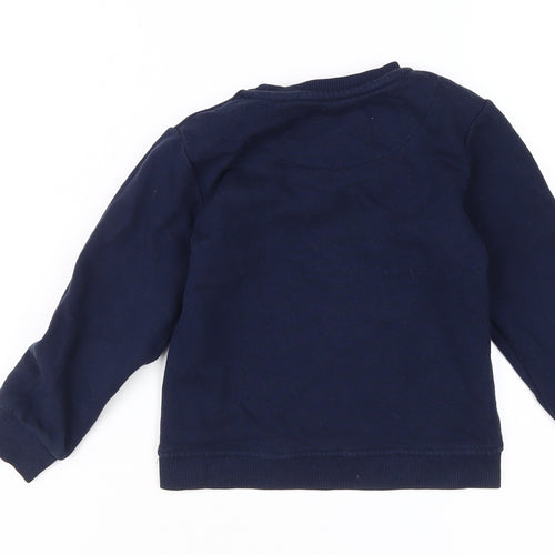 Marks and Spencer Boys Blue Batman Pullover Sweatshirt 2-3Y