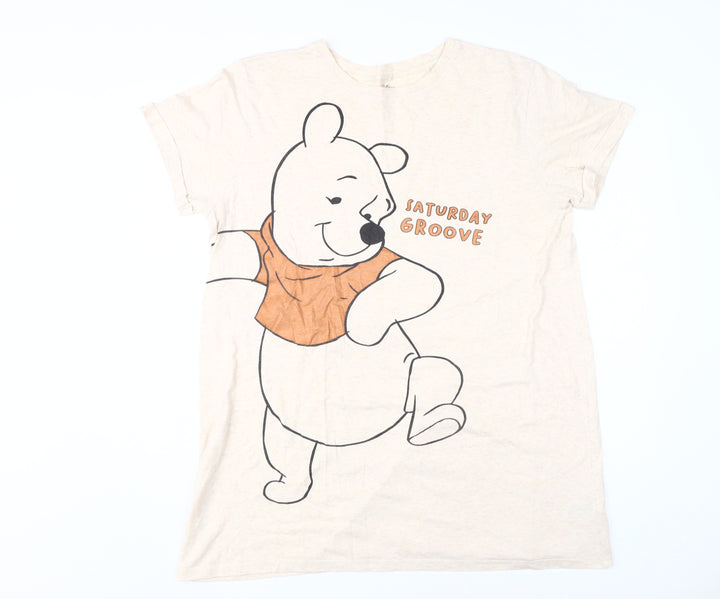 Disney Women's Beige M Winnie the Pooh Nightshirt