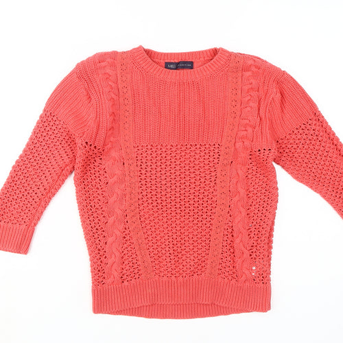 Marks and Spencer Women's Red Knit Pullover Jumper Size 8