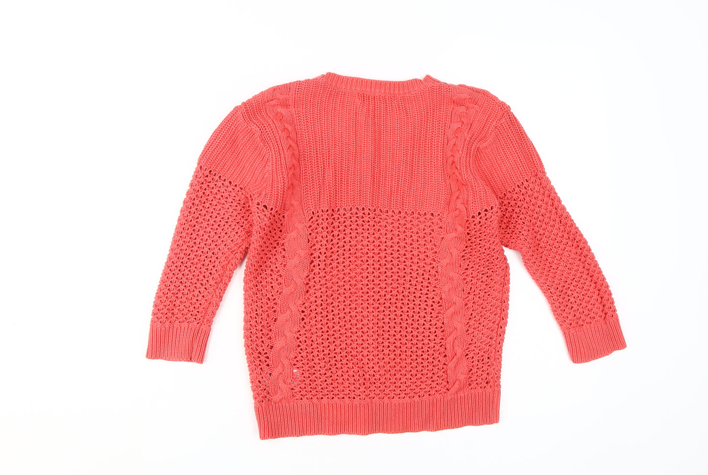 Marks and Spencer Women's Red Knit Pullover Jumper Size 8