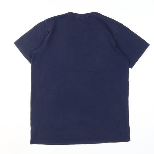 Tommy Hilfiger Men's Blue XL Graphic T-Shirt