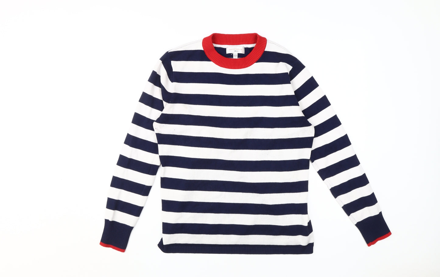 Gianni Feraud Women's Multicoloured Striped Pullover